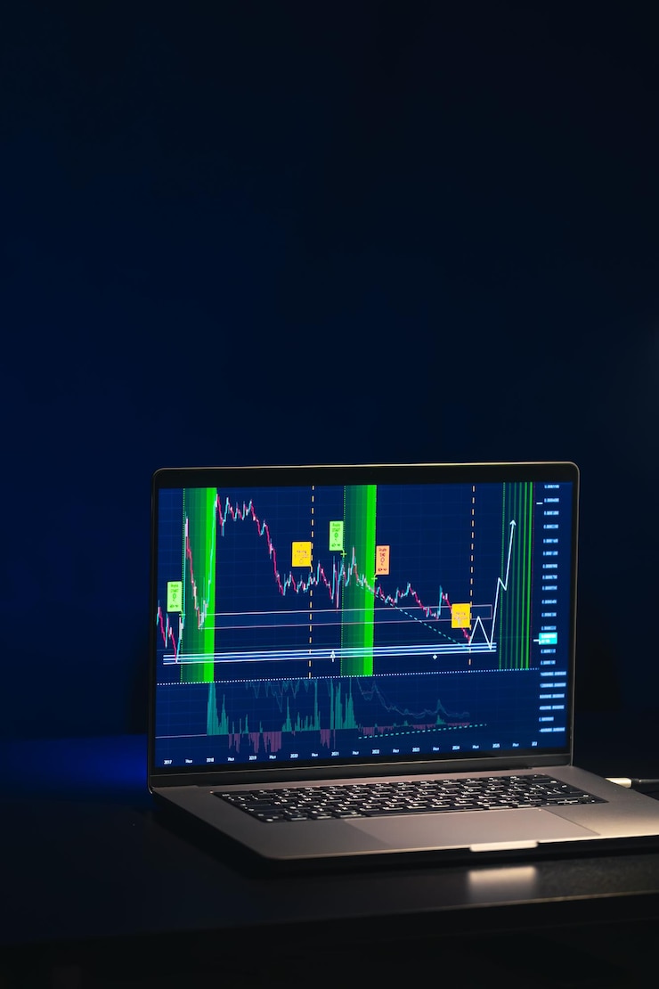 Kostenlose Foto handel auf dem börsenmarkt geschäftsdiagramm handel mit investitionen broker börsenmarkt