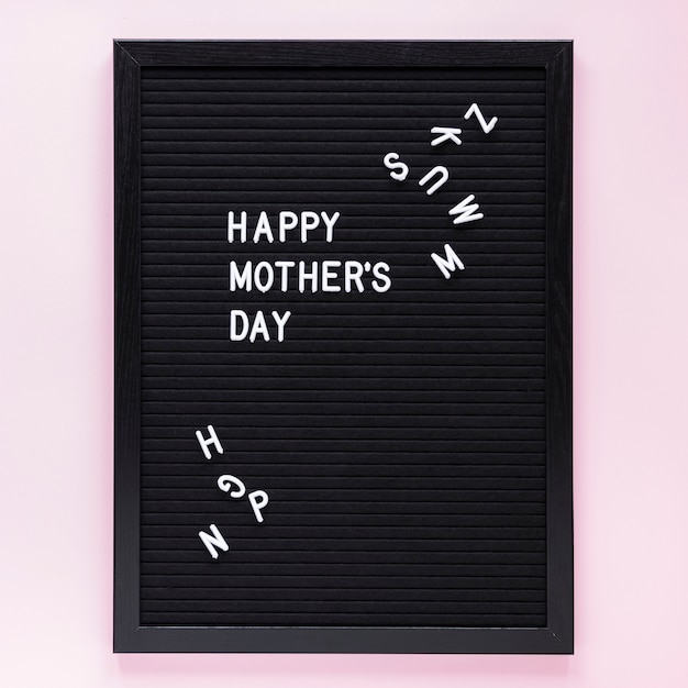 Happy Mothers Day Inschrift an Bord