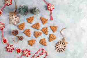 Kostenloses Foto hausgemachte leckere lebkuchen.