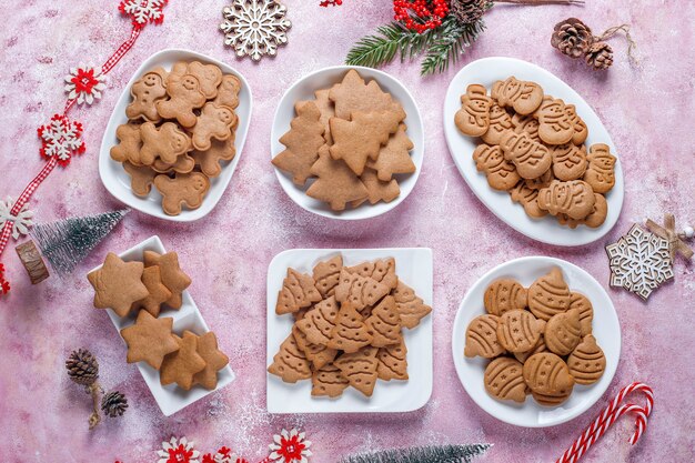 Kostenloses Foto hausgemachte leckere lebkuchen.