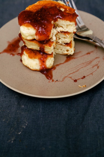 Kostenloses Foto hausgemachte pfannkuchen