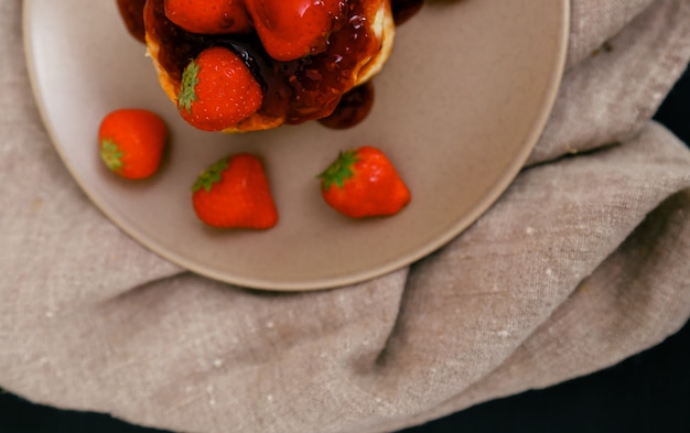 Kostenloses Foto hausgemachte pfannkuchen