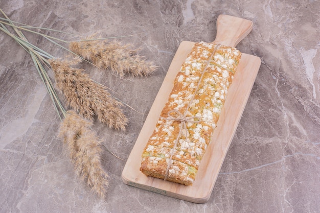 Hausgemachtes Brot aus Allzweckweizenmehl.