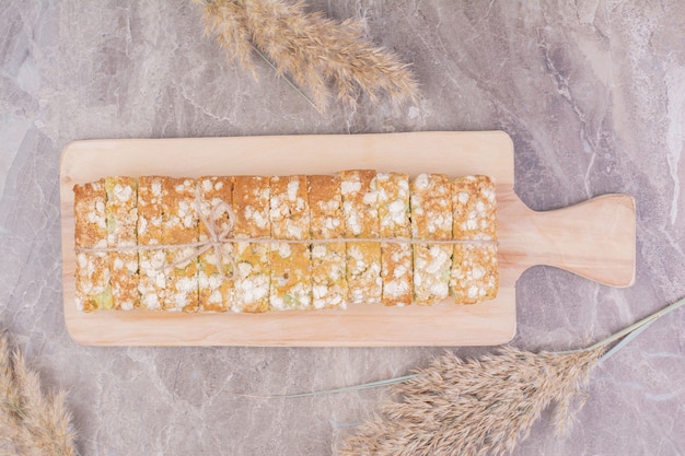 Hausgemachtes Brot aus Allzweckweizenmehl.