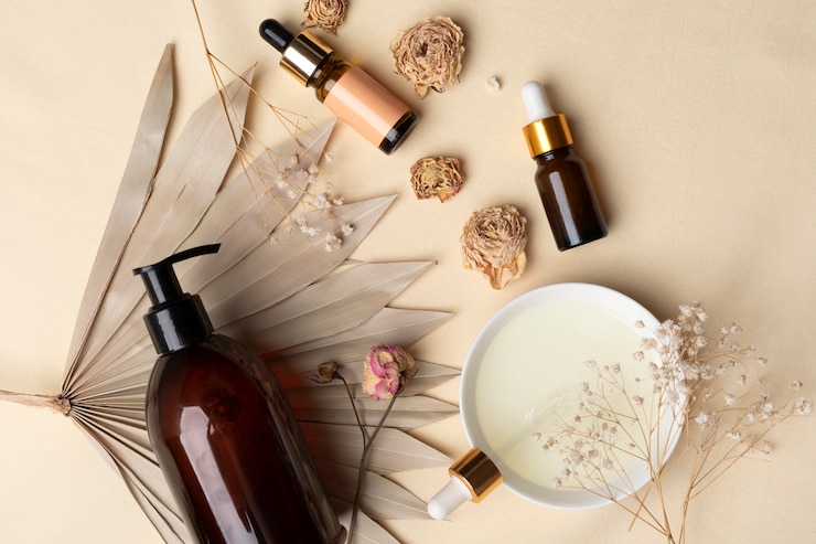 Kostenlose Foto hautnah bei einer eleganten beauty-selfcare-behandlung