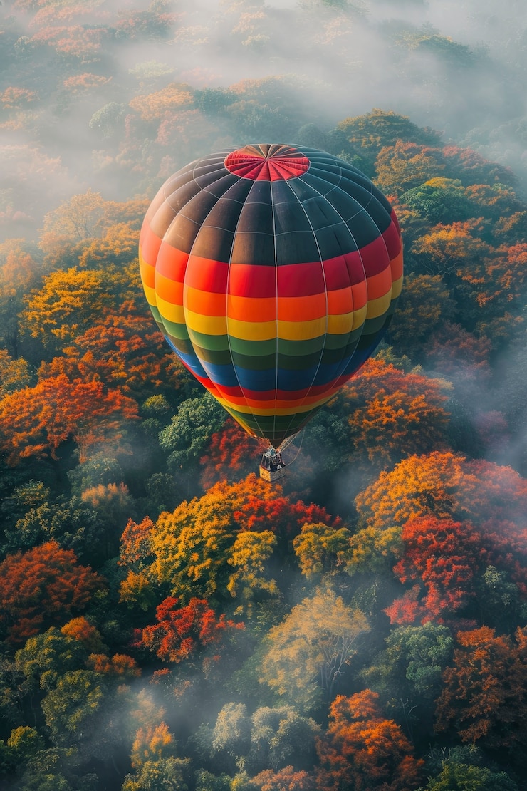Kostenlose Foto heißluftballon-abenteuer