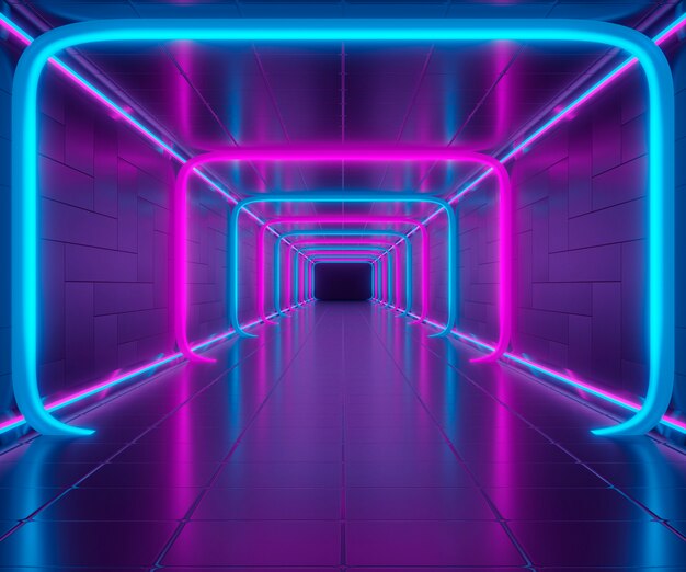 Heller bunter Neonhintergrund