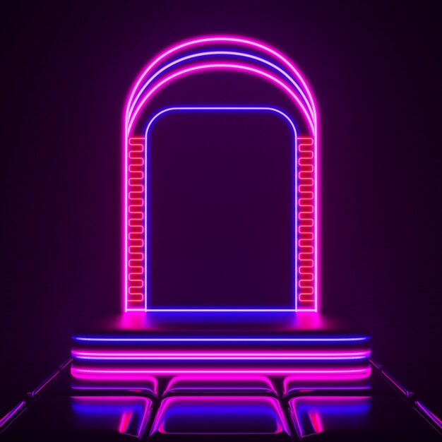 Heller bunter Neonhintergrund