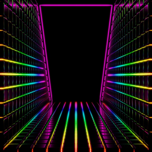 Heller bunter Neonhintergrund