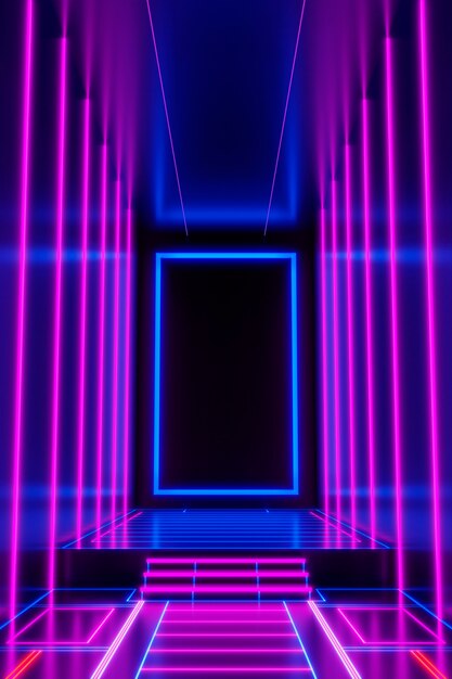 Heller bunter Neonhintergrund