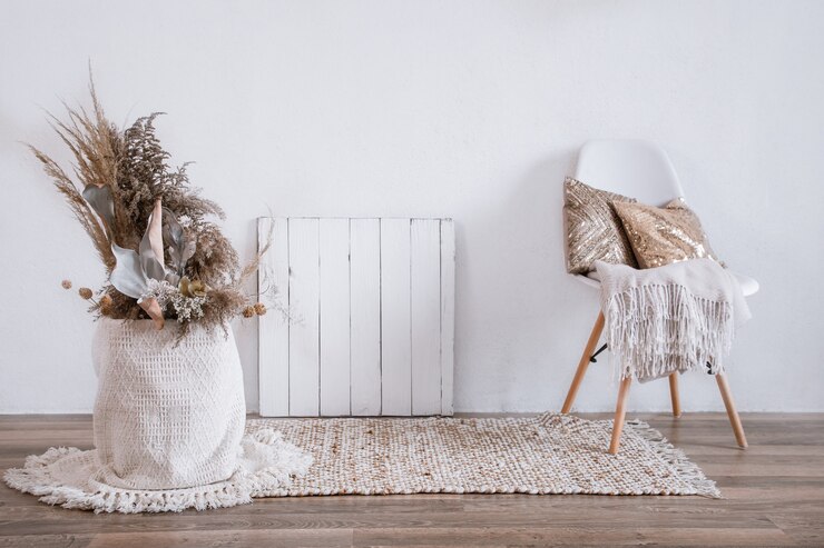 Kostenlose Foto helles interieur eines gemütlichen zimmers mit stuhl und wohnkultur.