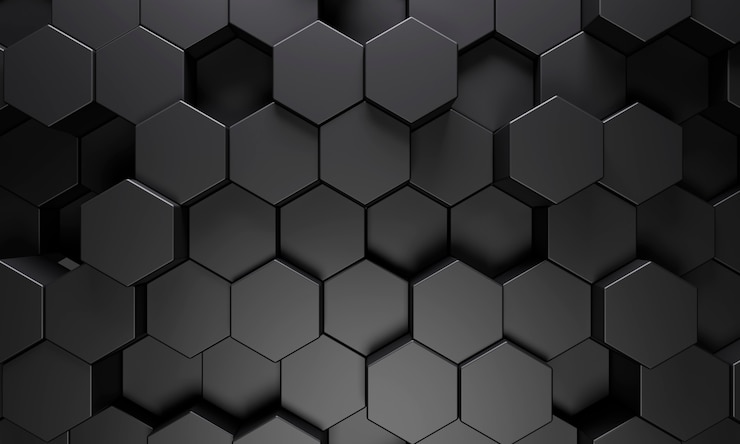 Kostenlose Foto hex-hintergrund für die vernetzung