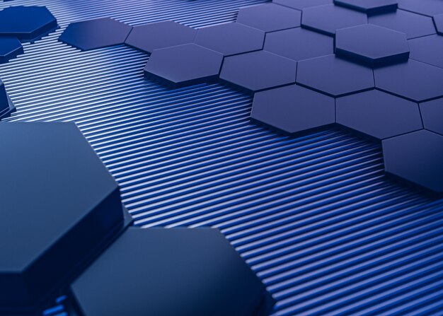Hex strukturierter Hintergrund für die Vernetzung