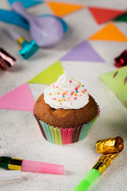 High Angle Arrangement mit glasierten Muffins