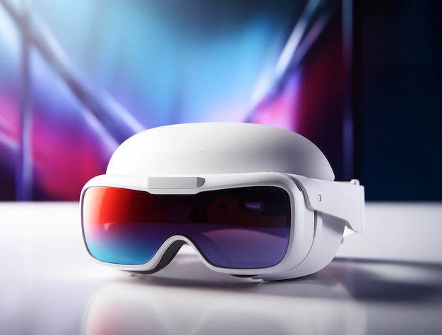 Kostenloses Foto high-tech-futuristische gaming-virtual-reality-headset