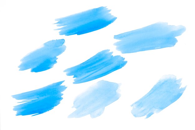 Himmel-blaue gezeichnete einzigartige Hintergründe des Aquarells Hand für Ihr Design