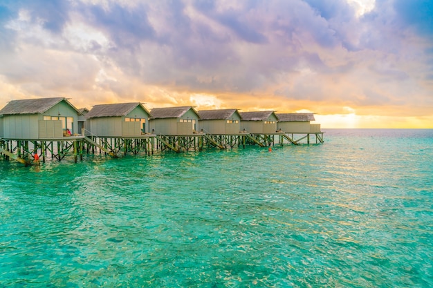 Himmel entspannen Hütte tropischen Malediven