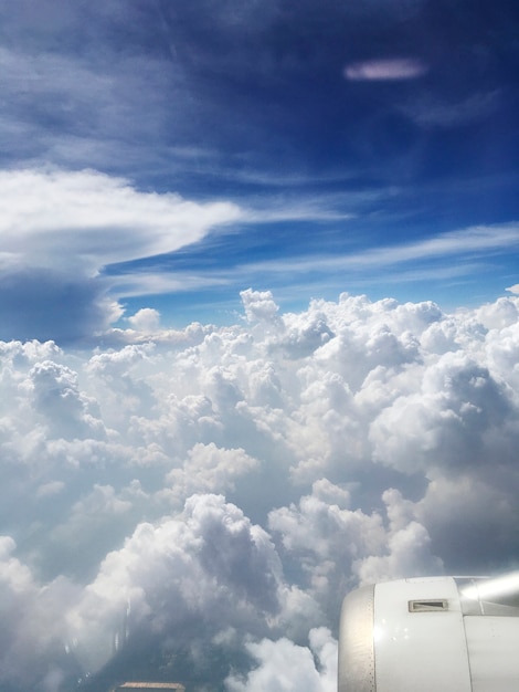 Himmel mit Wolken gefüllt