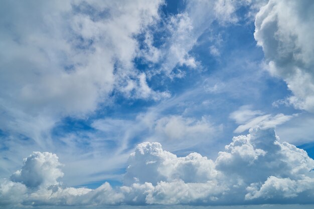 Himmel voller Wolken