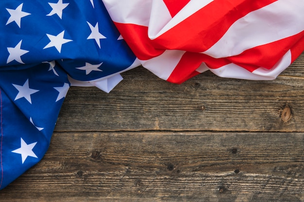 Kostenloses Foto hintergrund der amerikanischen flagge mit exemplar