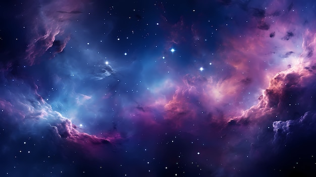 Hintergrund der Galaxie im Fantasy-Stil