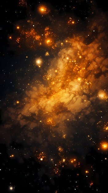 Hintergrund der Galaxie im Fantasy-Stil