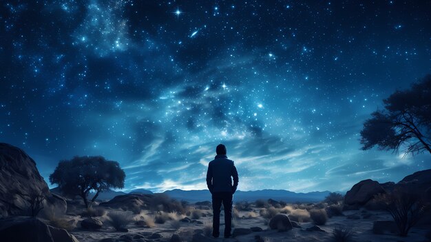 Hintergrund der Galaxie im Fantasy-Stil