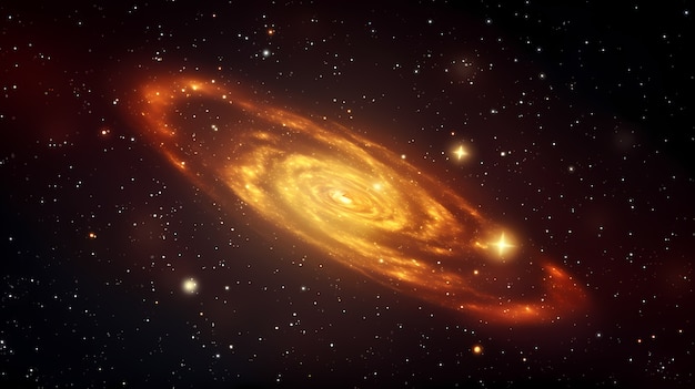 Kostenloses Foto hintergrund der galaxie im fantasy-stil