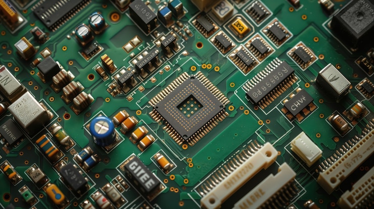 Kostenlose Foto hintergrund der motherboard-schaltung