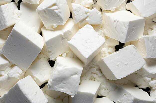 Hintergrund des frischen weichen weißen Tofu