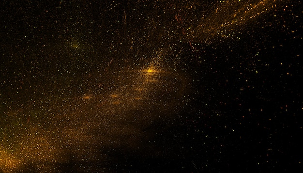 Kostenloses Foto hintergrund des goldenen partikelstaubpulvers