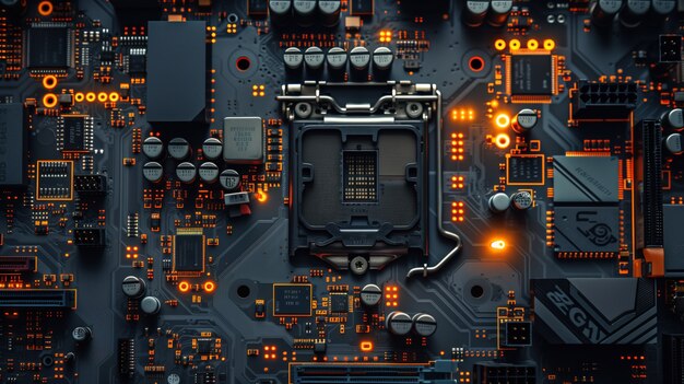 Hintergrund des Motherboards