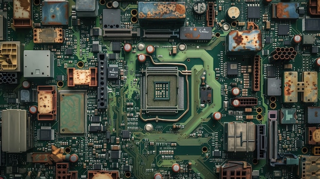Hintergrund des Motherboards