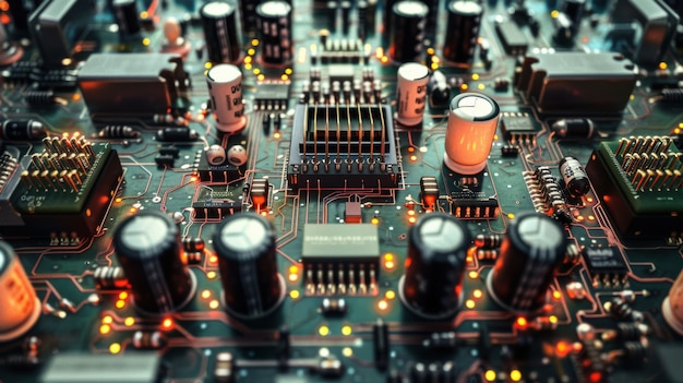 Hintergrund des Motherboards