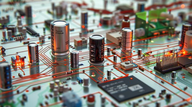 Hintergrund des Motherboards