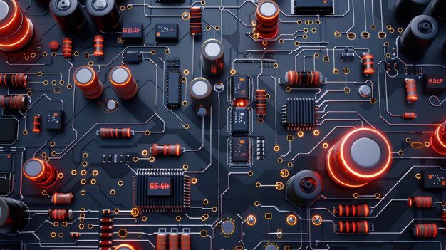 Hintergrund des Motherboards