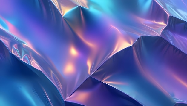 Hintergrund mit blauer irisierender Textur