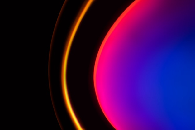 Hintergrund mit Farbverlauf mit Sonnenuntergang-Projektorlampe