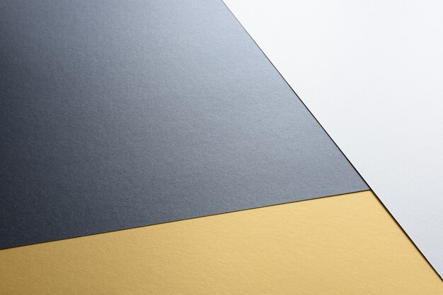 Hintergrund von drei Farben modernes Design, schwarz, weiß und gelb.