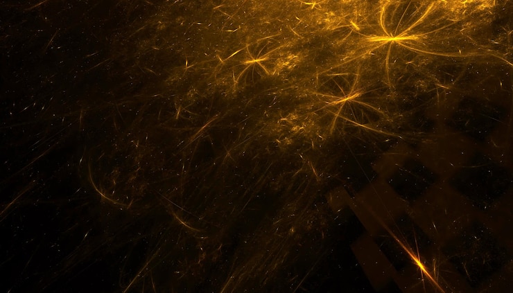 Kostenlose Foto hintergrundillustration mit goldenem glitzerpulver und sprengendem staub