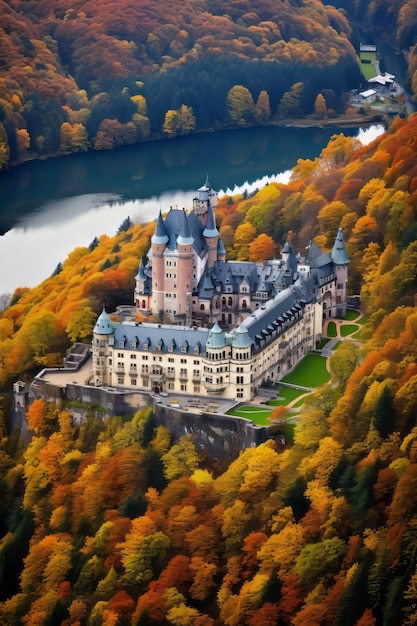 Kostenloses Foto historisch wunderschönes schloss