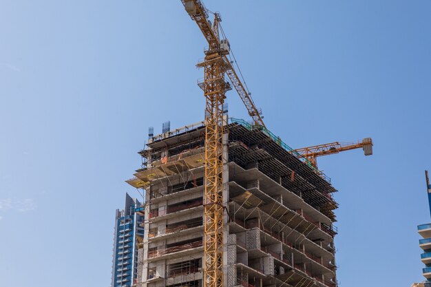 Hochbau neuer Wolkenkratzer.