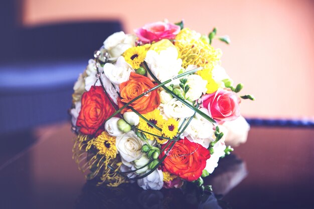 Hochzeit Blumeneimer