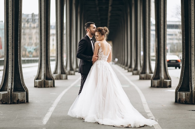 Hochzeitspaare in Frankreich