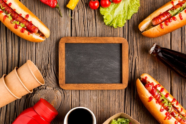 Hölzerne gestaltete Tafel mit Kopienraum