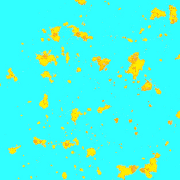 Holi Farbpulver Splatter auf blauem Hintergrund