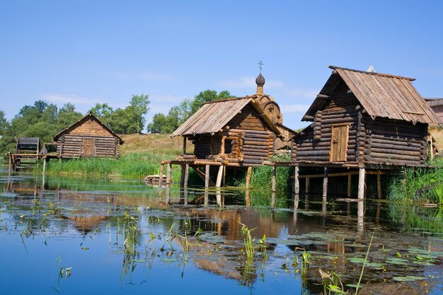 Holzsauna