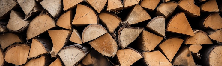 Kostenlose Foto holzstapel ki erzeugt