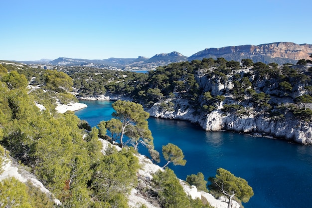 Kostenloses Foto horizontaler calanque