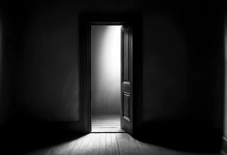 Kostenlose Foto horror-szene im häuslichen raum